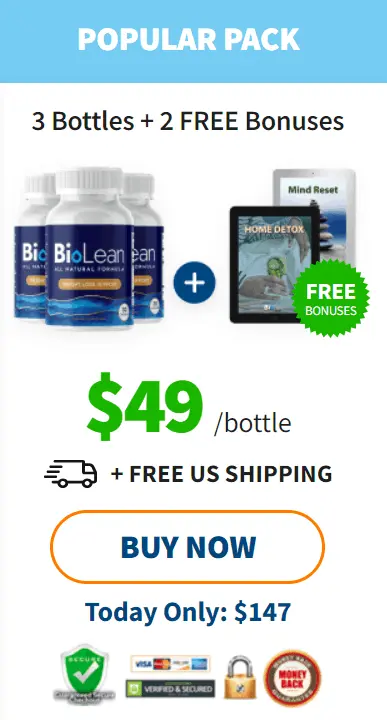 Biolean - 3 Bottles